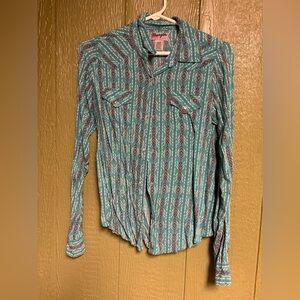 Wrangler Wrancher Button Up